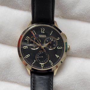 Fossil Watch (Gold & Black)